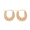Brass Hoop Earrings for Women EJEW-G436-01G-4