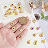 24Pcs 12 Styles Brass Micro Pave Cubic Zirconia Pendants KK-PH0012-97-3