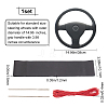 DIY Hand Sewing Genuine Leather Steering Wheel Cover AJEW-WH0189-32-2