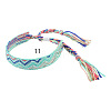 Cotton Braided Wave Pattern Cord Bracelet FIND-PW0013-002K-1