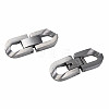 Non-Tarnish 304 Stainless Steel Fold Over Clasps STAS-N087-48A-01P-2