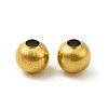 304 Stainless Steel Round Beads STAS-P319-09A-G-2