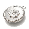 Brass Micro Pave Cubic Zirconia Pendants KK-U038-06P-2