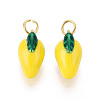 304 Stainless Steel Enamel Pendants STAS-T069-50-1