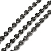 304 Stainless Steel Flower Link Chains STAS-B041-08EB-1