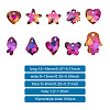 Glass Rhinestone Pendants YS-TAC0007-01B-5