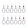 2 Sets Alloy Painting Frame Pendant Decorations FIND-UN0002-04-1