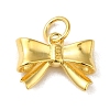 925 Sterling Silver Bowknot Charms STER-K180-01G-1