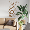 Translucent PVC Self Adhesive Wall Stickers STIC-WH0015-124-3