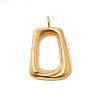 Hollow 304 Stainless Steel Pendants STAS-K324-03G-1
