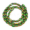 Electroplate Glass Beads Strands EGLA-N008-015G-2