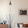 Wall-mounted Acrylic Sword Display Easels ODIS-WH0038-202B-6
