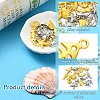 15Pcs 15 Styles Ocean Theme Alloy Pendants FIND-YW0005-11-3