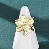 Brass Cuff Open Rings RJEW-Z129-02G-04-1