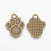 Tibetan Style Alloy Pendants X-TIBEP-21652-AB-NR-2