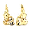 Brass Micro Pave Cubic Zirconia Pendants LS-KK-P236-15G-1