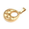 304 Stainless Steel Pendants STAS-P407-04B-G-2