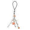 Glass & Acrylic Mobile Straps HJEW-SW00079-02-1