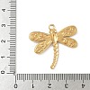 304 Stainless Steel Dragonfly Pendants X-STAS-S186-08C-G-3