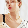 2Pcs 2 Colors Alloy Cable Chain Necklace for Men Women NJEW-AN0001-19-5