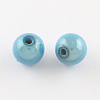 Spray Painted Acrylic Beads MACR-Q154-18mm-006-2