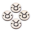 Unfinished Natural Poplar Wood Links Connectors LS-WOOD-S045-139A-01-1