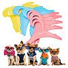 DELORIGIN 18Pcs 3 Colors Plastic Clothes Hanger for Dog Cat AJEW-DR0001-10-4