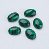 Synthetic Malachite Cabochons G-F541-04-6x8mm-1