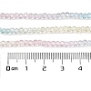 Transparent Painted Glass Beads Strands LS-DGLA-A034-T1mm-A21-3