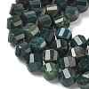 Natural Moss Agate Beads Strands G-C267-B23-4