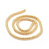 Electroplate Non-magnetic Synthetic Hematite Beads Strands X-G-L485-04B-G-2