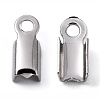 Tarnish Resistant 304 Stainless Steel Folding Crimp Ends STAS-R063-29-2