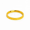 Heart Pattern 201 Stainless Steel Finger Rings FS-WG2B97B-02-4
