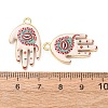 Religion Printed Alloy Pendants AL-CBA7256-24G-3