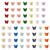 SUPERFINDINGS 60Pcs 15 Colors Acrylic Charms MACR-FH0001-18-1