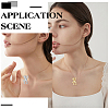 12Pcs 2 Colors Brass Pendants KK-ME0001-36-5