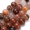 Natural Red Rutilated Quartz Beads Strands G-G300-A02-12mm-2