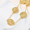 Brass Link Bracelets BJEW-G787-01G-3