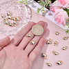 20Pcs 2 Styles Rack Plating Brass Pendants KK-BBC0024-86-3
