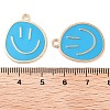 Alloy Enamel Pendants PALLOY-S192-03G-07-3