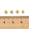 SHEGRACE Flat Round Brass Beads XGRPCU423-294G-3