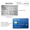 Rectangle 201 Stainless Steel Custom Thermal Transfer Wallet Card DIY-WH0252-033-2
