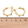 Green Cubic Zirconia Round Stud Earrings EJEW-F314-06G-2