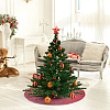 Polyester Christmas Tree Skirt DIY-WH20032-86B-5