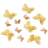 12Pcs 2 Styles Brass Links/Connectors KK-NB0004-04LG-1