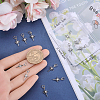 12Pcs Rack Plating Brass Pendants KK-BBC0013-39-2