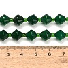 Natural Green Chalcedony Beads Strands GG-NH0004-C01-5