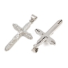 Easter Brass Micro Pave Clear Cubic Zirconia Pendants CU-CBADC6C-09P-03-2