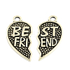 Tibetan Style Alloy Split Pendants X-TIBEP-5479-AS-LF-1