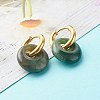 Handmade Natural Indian Agate Dangle Hoop Earrings EJEW-JE04578-04-3